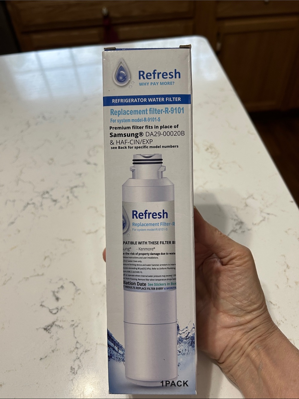Refrigerator water filter R-9101
